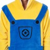 Minions Costume Adult Fleece Oversized Blanket Hoodie Pajama Loungewear - 4 of 4