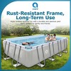 JLeisure 17776 18 x 10 Foot Above Ground Rectangular Steel Frame Swimming Pool - 3 of 4