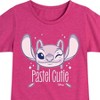 Girls' - Disney - Lilo & Stitch Fitted Short Sleeve Graphic T-Shirt - 2 of 4