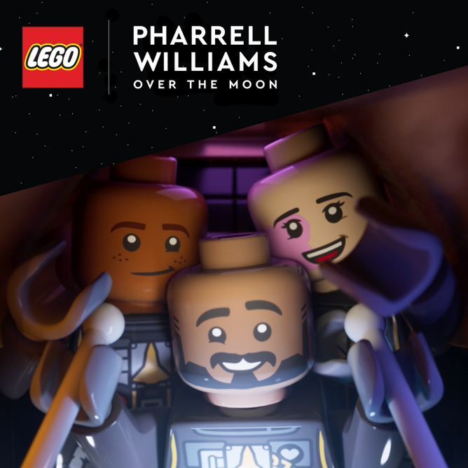 LEGO Pharrell Williams Over the Moon