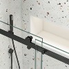 NicBex Shower Door 56-60" Wx74"H Sliding Shower Door with 5/16" (8mm) Tempered Glass with Reversible Installation - 2 of 4