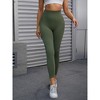 INSPIRE CHIC 2 Pcs Women's High-Waisted Tummy Slimming Cycling Running Workout Control Panties - 4 of 4