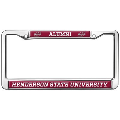 Henderson State University Alumni Logo Full Size Standard License Plate Metal Frame