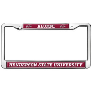 Henderson State University Alumni Logo Full Size Standard License Plate Metal Frame - 1 of 4