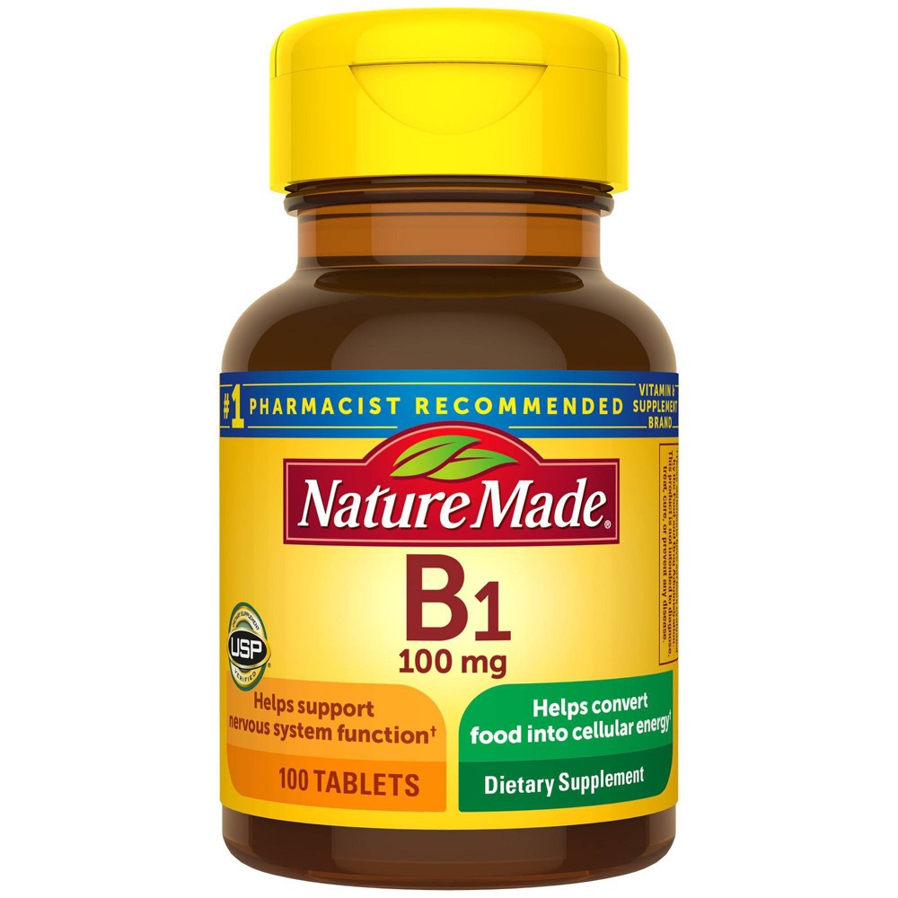 UPC 031604012816 product image for Nature Made Vitamin B1 100 mg Tablets - 100ct | upcitemdb.com