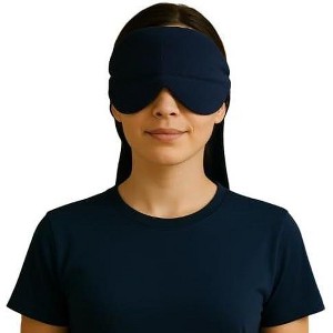 Herbal Concepts Aromatherapy Sinus Pressure Cap – Hot and Cold Therapy Headache Relief Mask Filled with Natural Herbs and Flaxseed- Blue - 1 of 4