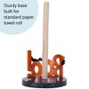 Elanze Designs Boo Bat 12 inch Resin and Wood Halloween Paper Towel Holder - 4 of 4
