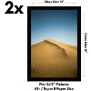 Americanflat 13x19 Picture Frames in Black - Composite Wood with Shatter Resistant Glass - Wall Mounted Horizontal and Vertical Formats (2-Pack) - 2 of 4