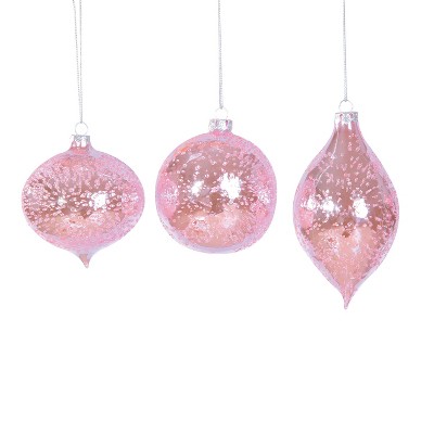 Gallerie II Pink Iced Christmas Xmas Ornament A/3