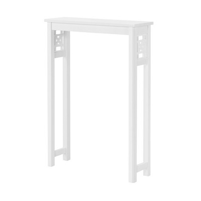 Derby Over-the-Toilet Storage Shelf – 37" Tall Bathroom Space Saver with Fixed Shelf & Open Gridwork Design – Modern Freestanding Organizer for