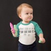Pavilion Gift Company - Cat Did It - 12-24 Months 3/4 Length Teal Sleeve Onesie - Leotards and Bodysuits - 2 of 4