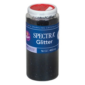 Spectra Glitter, Black, 1 lb., 1 Jar (Pack of 2) - 1 of 1