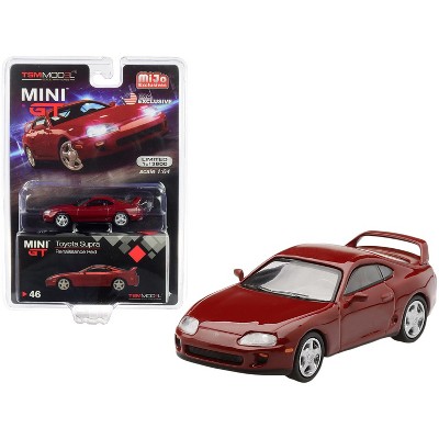 Toyota Supra (JZA80) LHD Renaissance Red Limited Edition to 3,600 pieces 1/64 Diecast Model Car by True Scale Miniatures
