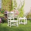Wooden Outdoor Rocking Chair with Armrests, High Back for Garden, Patio, Balcony, Porch - 2 of 4