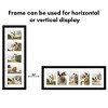 Americanflat 8x24 Collage Picture Frame to Display 5 Photos at Once - Black - image 4 of 4