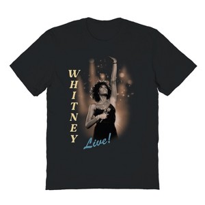 Whitney Houston Men's Boho Whitney Short Sleeve Graphic Cotton T-Shirt - 1 of 1