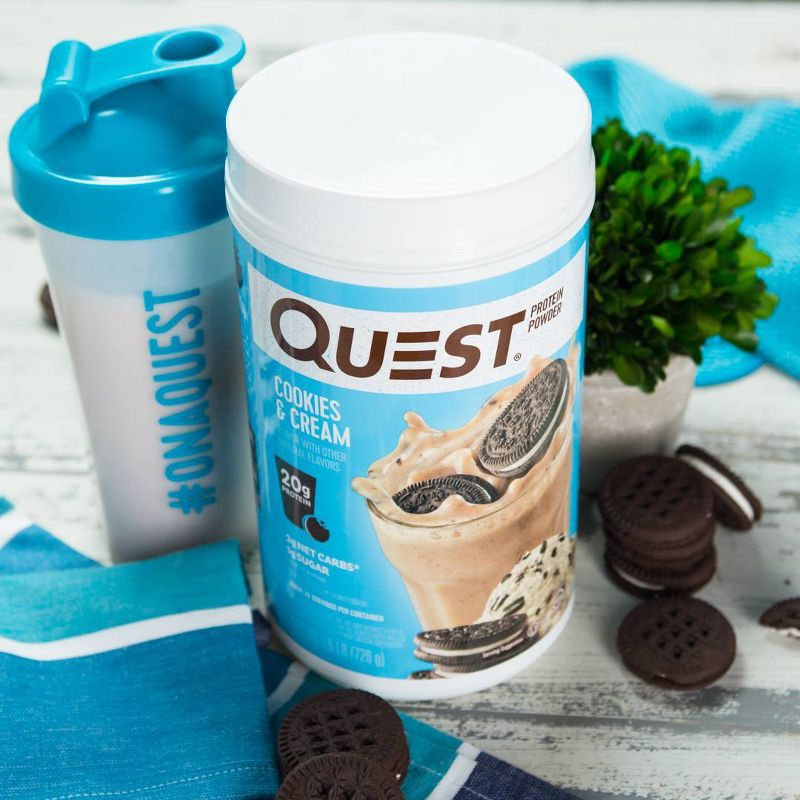 Quest Nutrition Protein Powder - Cookies &#38; Cream - 25.6oz, 6 of 8