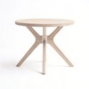 Cross Leg Round Dining Table (38in x 38in / 966mm xm 966m) - 3 of 4