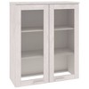 vidaXL Top for Highboard HAMAR White 33.5 in.x13.8 in.x39.4 in. Solid Wood Pine - image 2 of 4