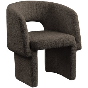 Meridian Furniture,Emmet Boucle Fabric Dining Chair / Accent Chair - 1 of 4