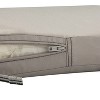 42" x 18" x 3" Ravenna Water-Resistant Patio Bench/Settee Cushion Mushroom - Classic Accessories: Zippered, Polyurethane Foam Fill - 3 of 4