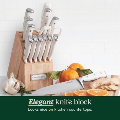 Cuisinart 15-Pc Stainless Steel Knife Block Set
