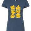 Women's - Pokémon - Pikachu Grid Fitted Graphic T-Shirt - 2 of 3