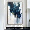 HomeRoots Turquoise Glimmer Gold Floater Frame Wall Art - 2 of 4