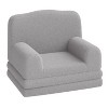 Kids Couch, 2 in 1 Comfy Toddler Couch Fold Out, Convertible Sofa to Lounger Foam Kids Chair - 2 of 4