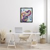 Stupell Industries Floral Pattern Fun Elephant Framed Canvas - 2 of 3