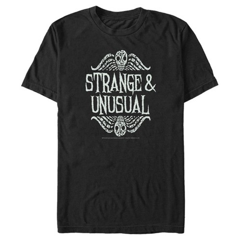 Men's Beetlejuice Strange And Unusual Quote T-shirt - Black - Small ...
