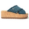 Minnetonka Women's Posey Cork Wedge Sandals - 2 of 4