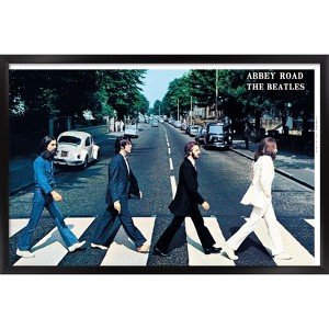 Trends International The Beatles - Abbey Road Framed Wall Poster Prints - 1 of 4