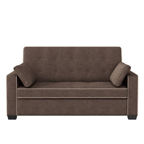 Emma Click Clack Sofa Bed, Light Brown