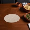 Unique Bargains Trivet Round Rope Woven Mat Cotton Non-woven Fabric 7.87"x7.87"x0.31" - 2 of 3