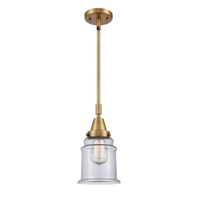 Canton - 1 Light Stem Hung Mini Pendant In Industrial Style-11.13 Inches Tall and 6.5 Inches Wide