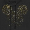 Juniors Womens Mickey & Friends Confetti Logo Cowl Neck Sweatshirt - 2 of 4
