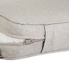 25" x 15" Montlake FadeSafe Water-Resistant Patio Lounge Back Cushion Cover Heather Gray - Classic Accessories: Slipcover for Chaise Lounge - 2 of 4