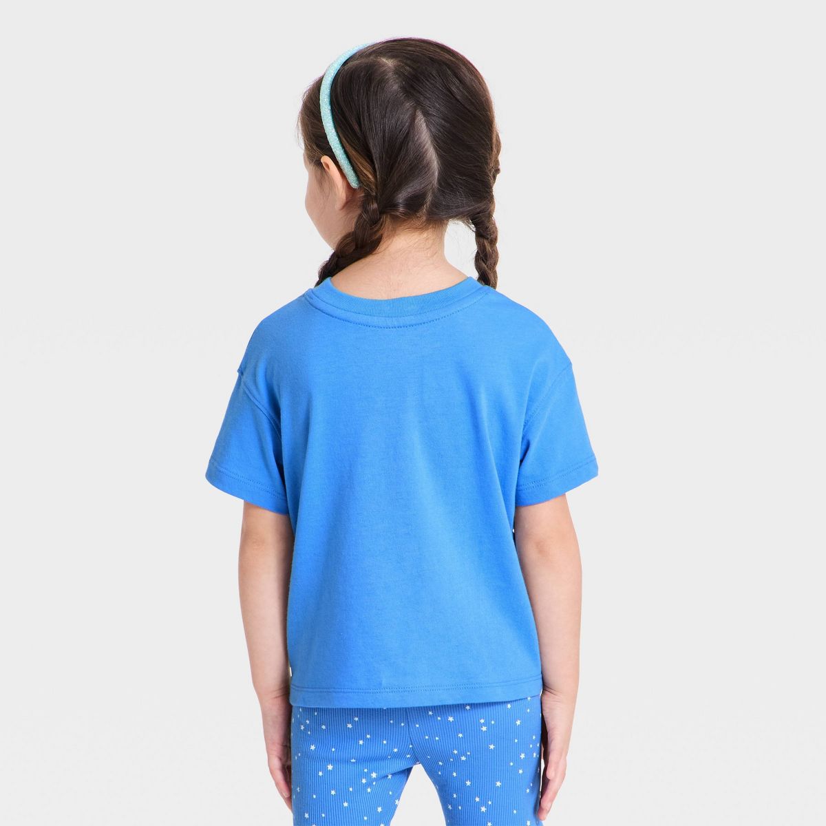 Toddler Girls' Vacation Oversized Graphic T-Shirt - Cat & Jack™ Blue - thumbnail 3