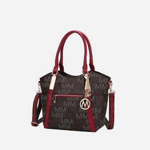 MKF Collection Jeneece M Signature Tote Bag Vegan Leather Stylish Women’s Purse by Mia K - 1 of 4