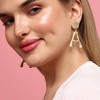 SOHI Women's California Gold Party Drop Earrings - 3 of 4
