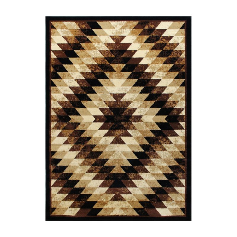 Masada Rugs Stephanie Collection Area Rug with Distressed Southwest Native American Design 1106, 1 of 7