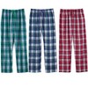 Collections Etc 3-Pack Ladies Cozy Flannel Pajama Pants - 2 of 4