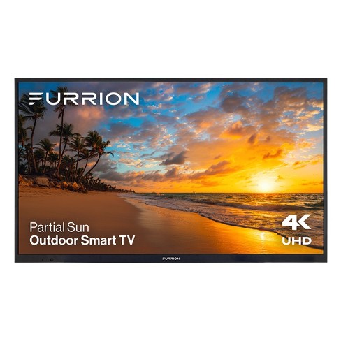 Furrion Aurora 55" Partial Sun Smart 4K Ultra-High Definition LED Outdoor TV with IP54 Weatherproof Protection - image 1 of 4