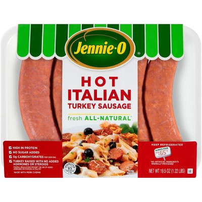 Jennie-O All Natural Hot Italian Turkey Sausage - 19.5oz