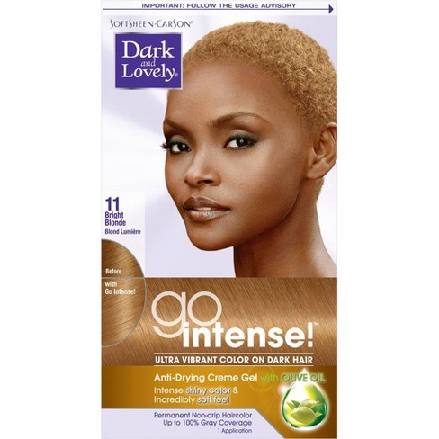 Dark Lovely Go Intense Permanent Non Drip Haircolor 6 8 Fl Oz 11 Bright Blonde 1 Kit Target