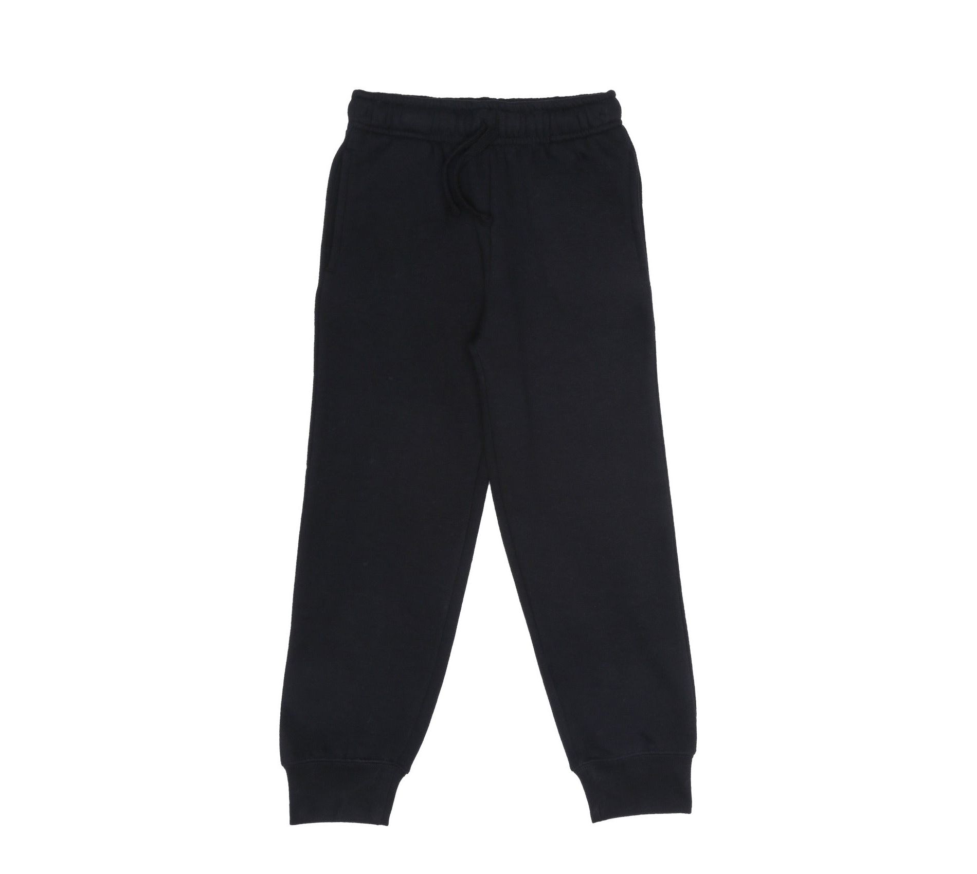 EVERYDAY KIDS Boys Cotton Fleece Sweatpants; Boys’ Activewear Jogger Pants - Soft and Breathable Cotton/Poly Blend, Black, Size 4T