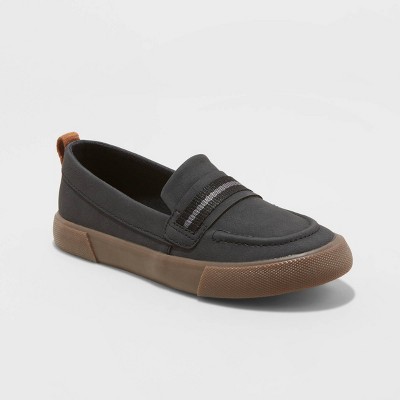 boys slip on boat shoes