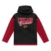 NHL Chicago Blackhawks Girls' Faux Fur Long Sleeve Hooded Sweatshirt - image 2 of 3