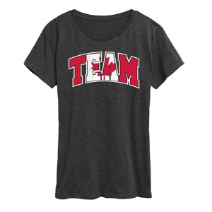 Women's - Instant Message - Team Canada Short Sleeve Graphic T-Shirt - 1 of 4